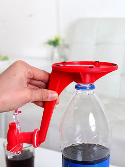 Creative Manual Pressurized Carbonated Beverage Machine To Drink Portable Cola Drinker Upside Down To Drink Soda Water