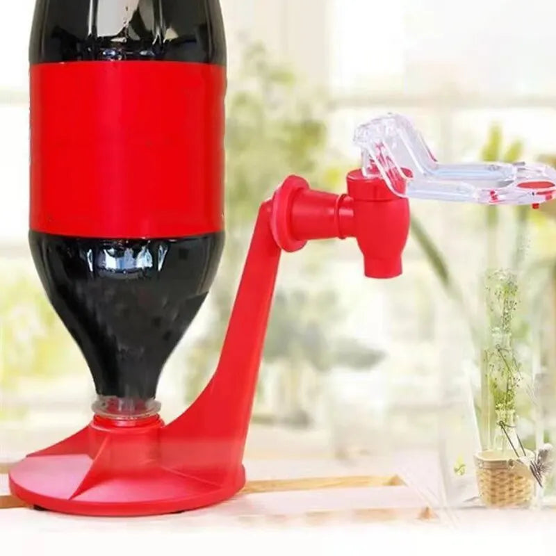 Creative Manual Pressurized Carbonated Beverage Machine To Drink Portable Cola Drinker Upside Down To Drink Soda Water