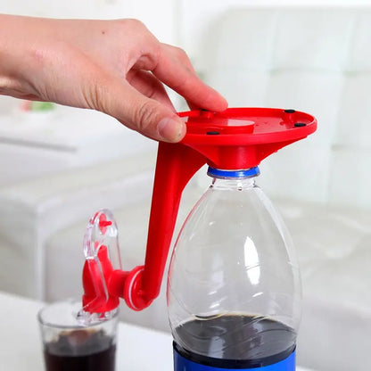 Creative Manual Pressurized Carbonated Beverage Machine To Drink Portable Cola Drinker Upside Down To Drink Soda Water
