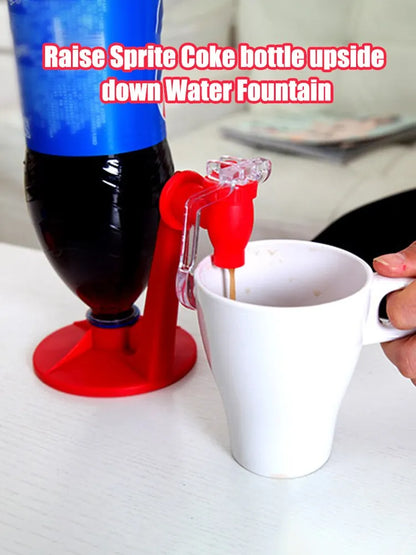 Creative Manual Pressurized Carbonated Beverage Machine To Drink Portable Cola Drinker Upside Down To Drink Soda Water