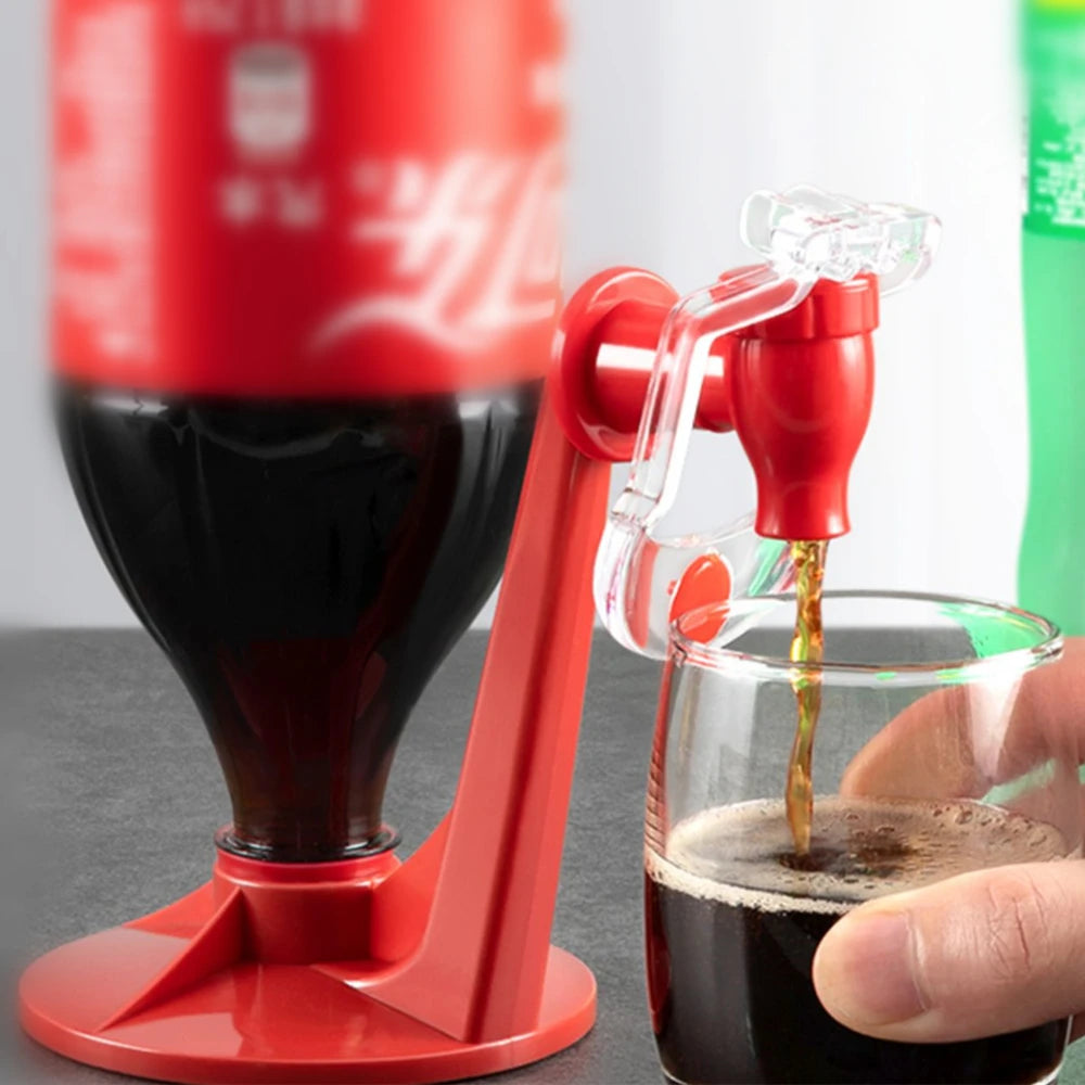 Lemonade Soda Dispenser Bottle Coke Inverted Carbonated Beverage Upside Down Drinking Water Dispense Machine Party Gadget