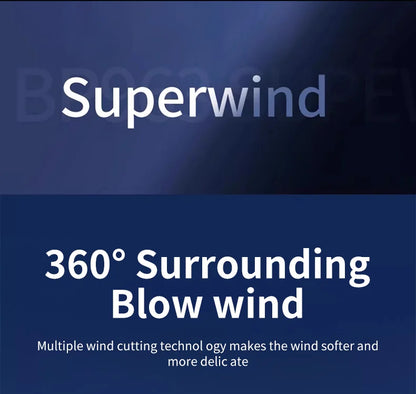3-Speed Portable Neck Fan 2000mAh Rechargeable Battery Personal Hands-Free Bladeless Fan For Work Walk Travel Outdoor Indoor