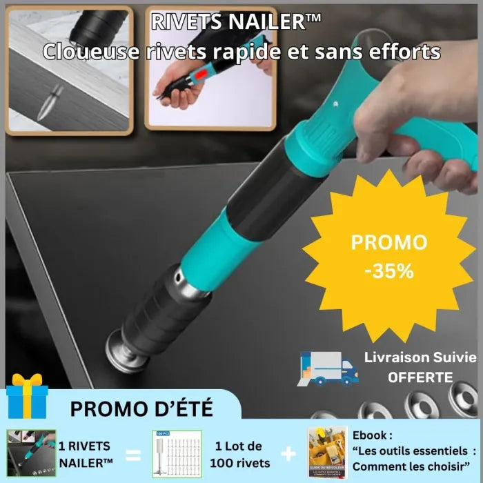 RIVETS NAILER™ | Cloueuse à Rivets – Rapide, Précise, Sans Effort